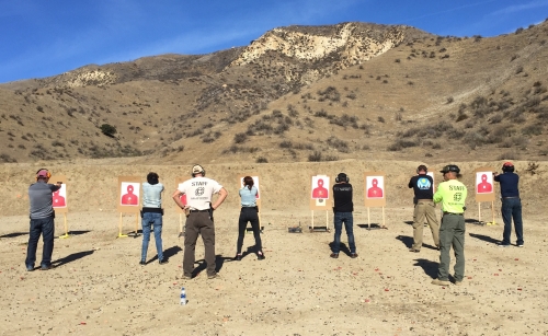 Pistol shooting training