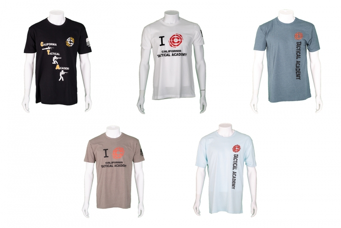 california tactical academy t-shirts